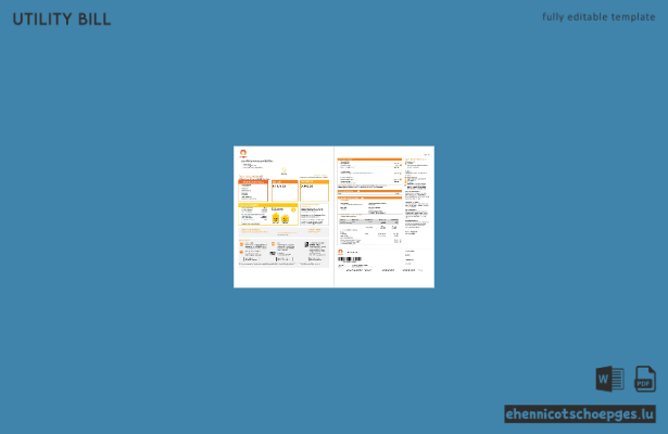 Australien, New South Wales (NSW), Origin: Stromrechnung im Word-Format (Beispiel 1/2)
